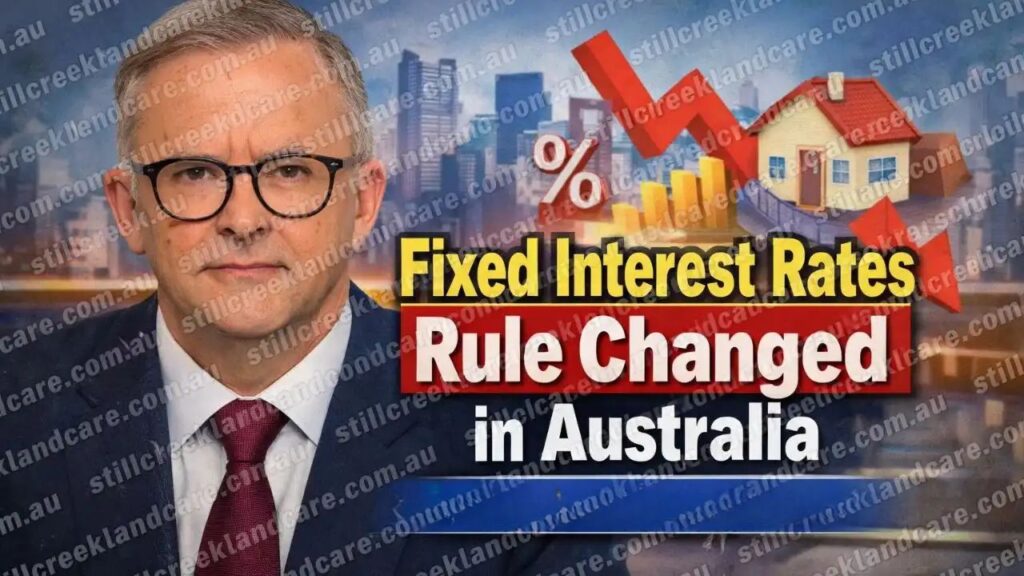 Fixed Interest Rates Rule Changed in Australia (2026 Update): What Borrowers Need to Know